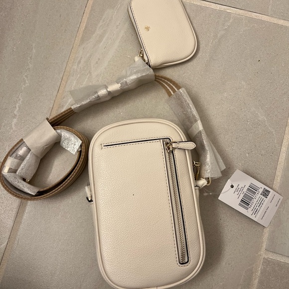 Kate Spade Furry Tan and Cream Crossbody Bag - Picture 2 of 5